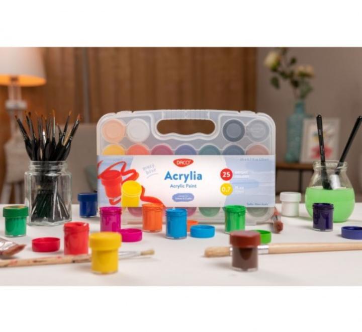 Akril , 25festék/készlet, 20ml, akril, Daco