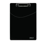 Szimpla felírótábla ,műanyag Daco fekete