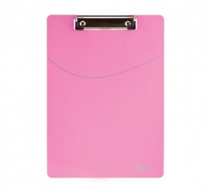 Szimpla felírótábla ,műanyag Daco rózsaszín