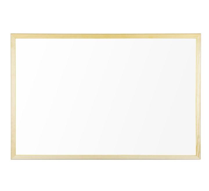 Whiteboard tábla, fa keret 60x90 cm Bi-silque