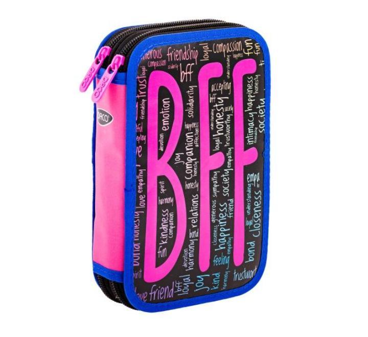 Tolltartó 2 cipzáras felszereletlen Best friends forever