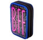 Tolltartó 2 cipzáras felszereletlen Best friends forever