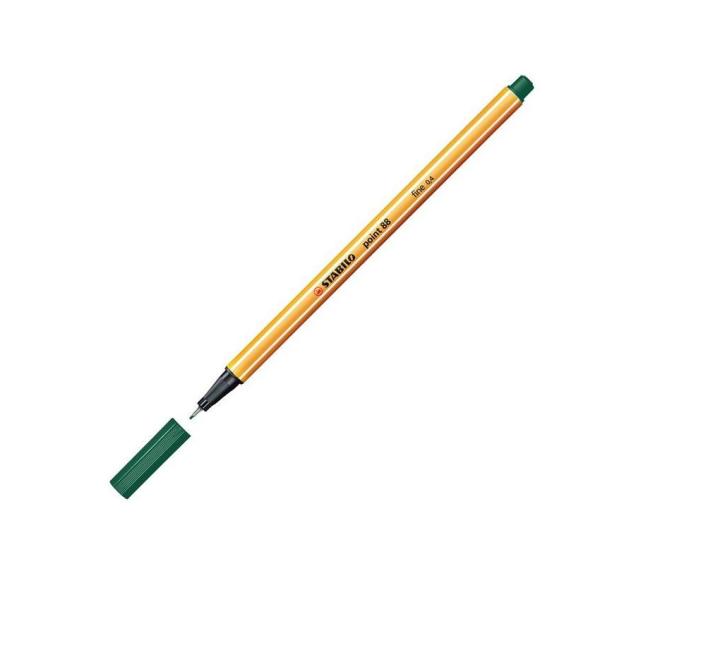 Filctoll 0.4mm Stabilo Point 88/53 - zöld