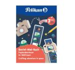 Kreatív foglalkoztató füzet kivágásokkal, Űr motívum, A4 32 lapos