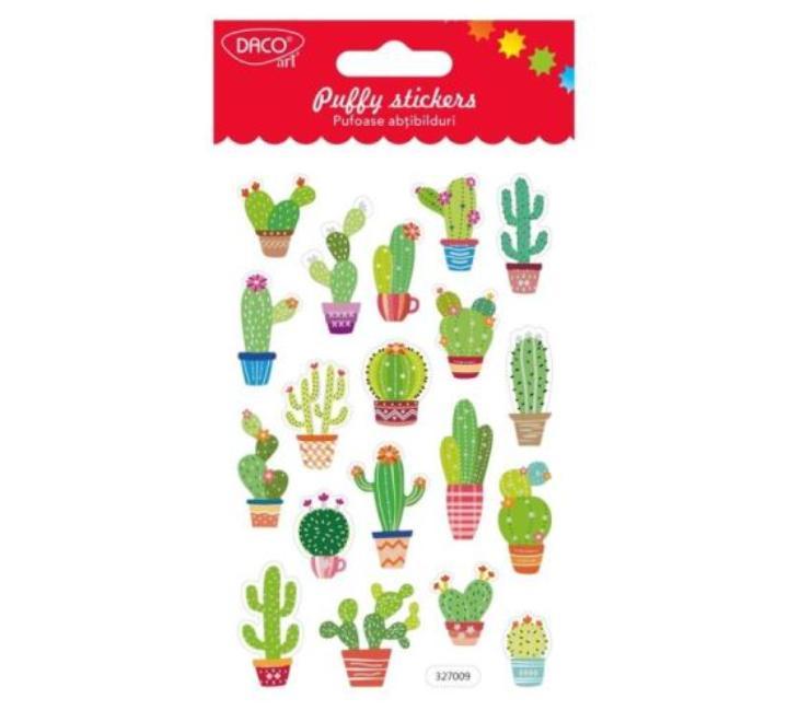 Öntapadós matricák-AB095 Puha Kaktusz párnák