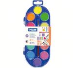 Akvarellfestékek 8 fém + 4 fluoreszkáló szín Milan