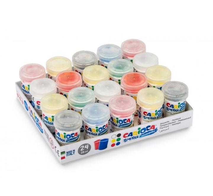 Carioca tempera akvarell 25ml 6 szín