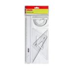 Geometria készlet 4 db műanyag