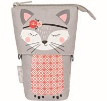 Penar vertical tip etui, 2 in 1, motiv Kitty