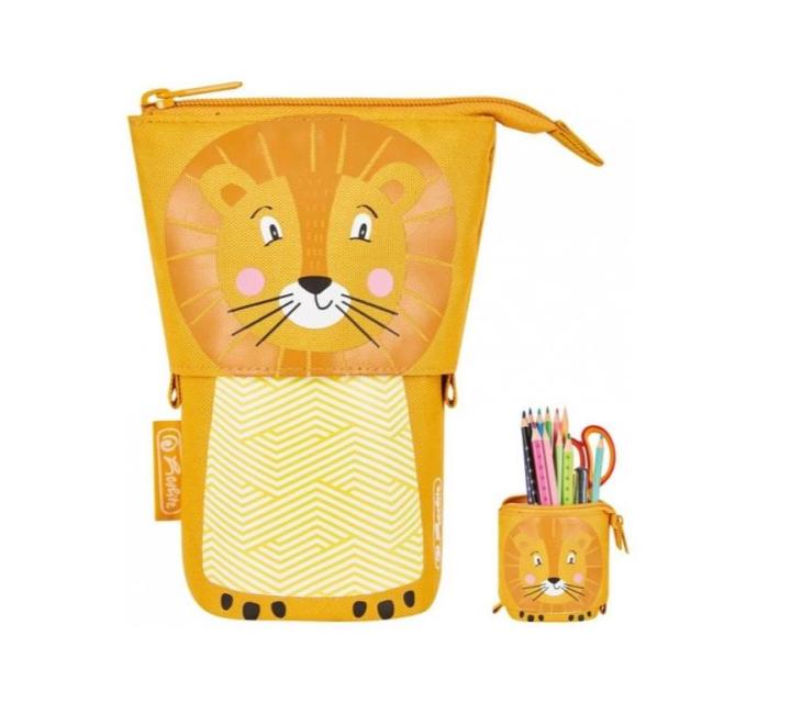 Tolltartó+Toll + írószertartó, 2 az 1-ben,Lion motívummal