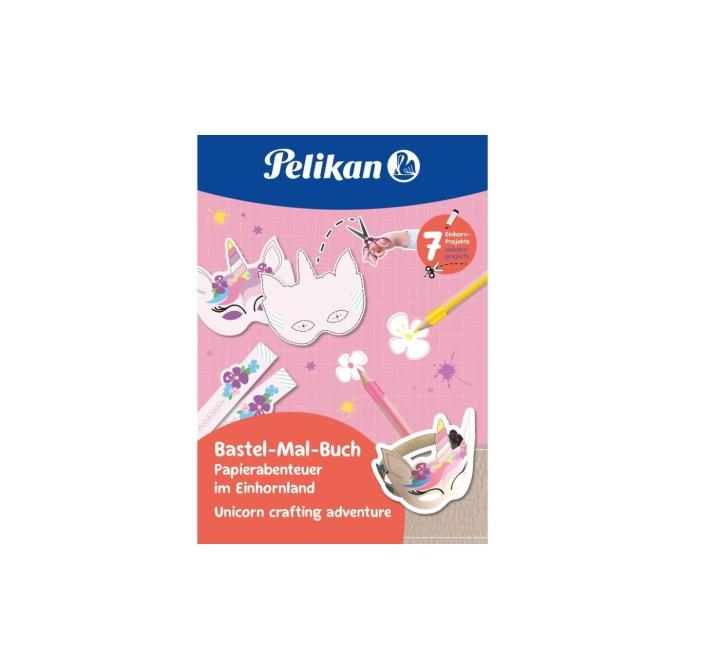 Színezőkönyv A4, 32 lap, Unikornis, Pelikan