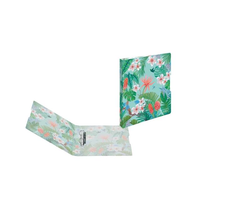 Mechanikus jegyzetfüzet A4 2 gyűrűs 16mm, Ladylike Jungle motívummal