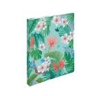 Mechanikus jegyzetfüzet A4 2 gyűrűs 16mm, Ladylike Jungle motívummal