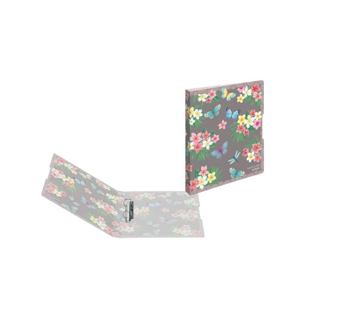 Mechanikus jegyzetfüzet A4 2 gyűrűs 16mm, LadyLike pillangók motívummal