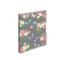 Mechanikus jegyzetfüzet A4 2 gyűrűs 16mm, LadyLike pillangók motívummal