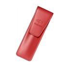 Bőr tolltartó Parker piros