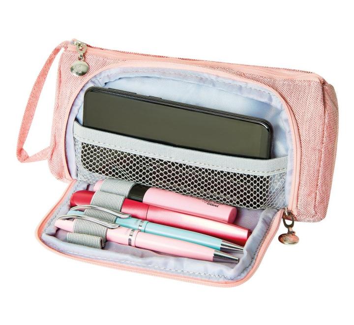 Tolltartó Canvas Homeoffice, púderrózsaszín