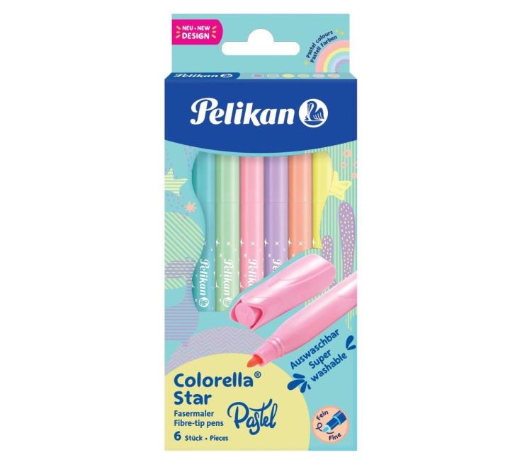 Karióka Colorella Star C302 pasztell, 6 színből álló készlet