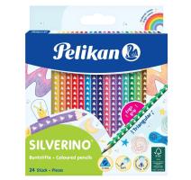 Creioane color Silverino, set 24