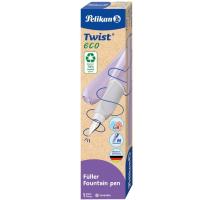 Stilou Twist din material reciclat, culoare mov deschis, penita M
