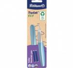 Újrahasznosított anyagból készült csavart toll, válogatott színekben, M toll,