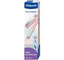 Stilou Pelikan Pina Colada, culoare roz metalizat, penita M