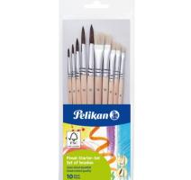 Set pensule pentru incepatori,Pelikan,10buc