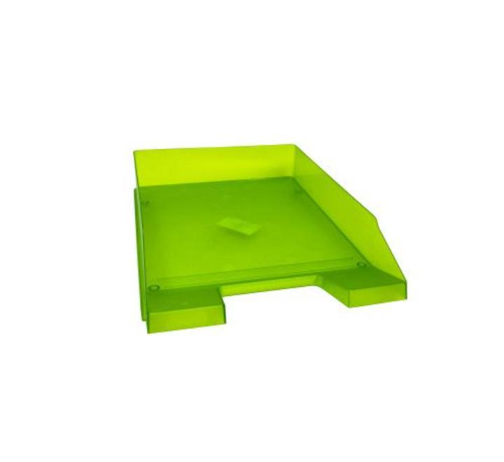Irattartó tálca A4-C4,átlátszó zöld