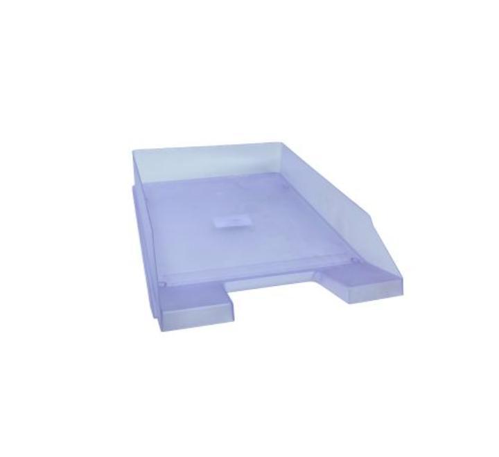 Irattartó tálca A4-C4,átlátszó lila