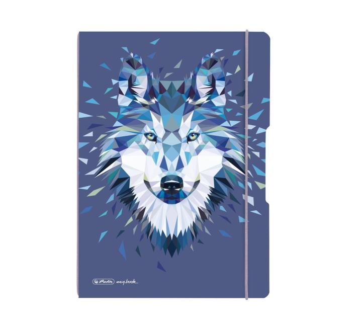 A4-es PP flex jegyzetfüzet, Wild Animals Wolf motívummal