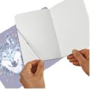 A4-es PP flex jegyzetfüzet, Wild Animals Wolf motívummal