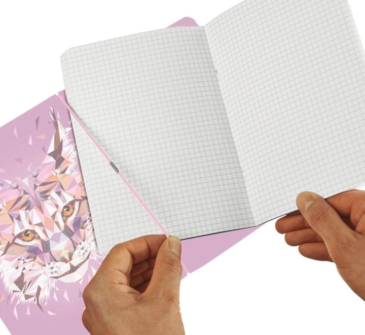 A4 PP flex jegyzetfüzet,motiv Wild Animals Lynx