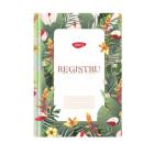 A4-es főkönyv 96 lap Virágmintás rózsaszín matematika Daco