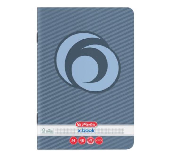 Füzet A4 48 lap négyzethálós, szivárvány motívummal