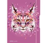 Jegyzetfüzet my.book flex A4, 2x40 lap sima lapú, Wild Animals Lynx