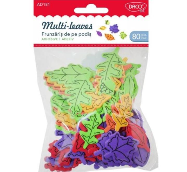 Kézműves kiegészítők-Öntapadós habszivacs falevél