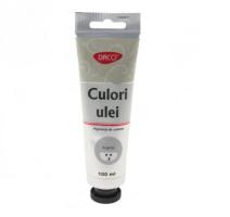 Culori ulei 100ml Daco argintiu