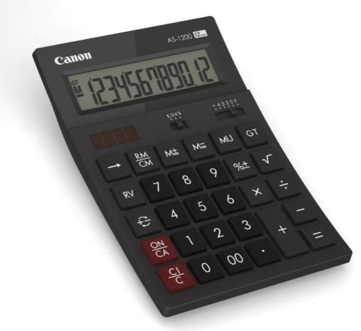 Számológép 12 számjegyű AS1200 Canone