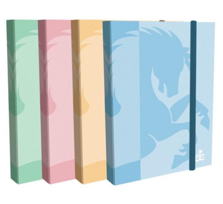 Füzet A6 , divatos karton , Optimum