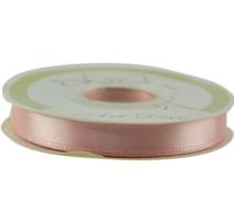 Panglica satin 10x25mm/m piersici