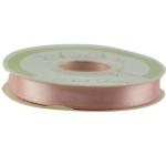 Panglica satin 10x25mm/m piersici