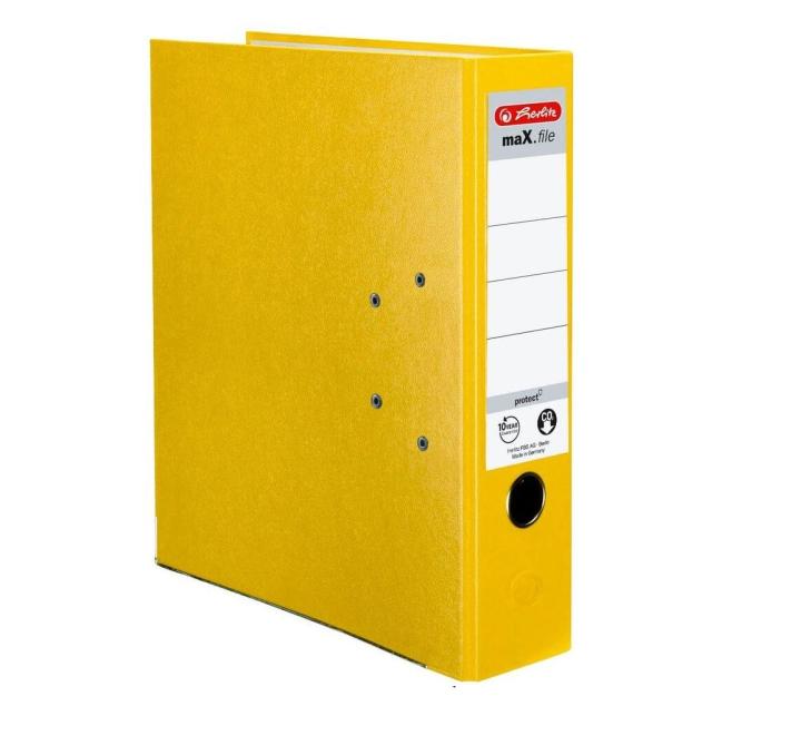 Biblioraft 8cm Herlitz sárga