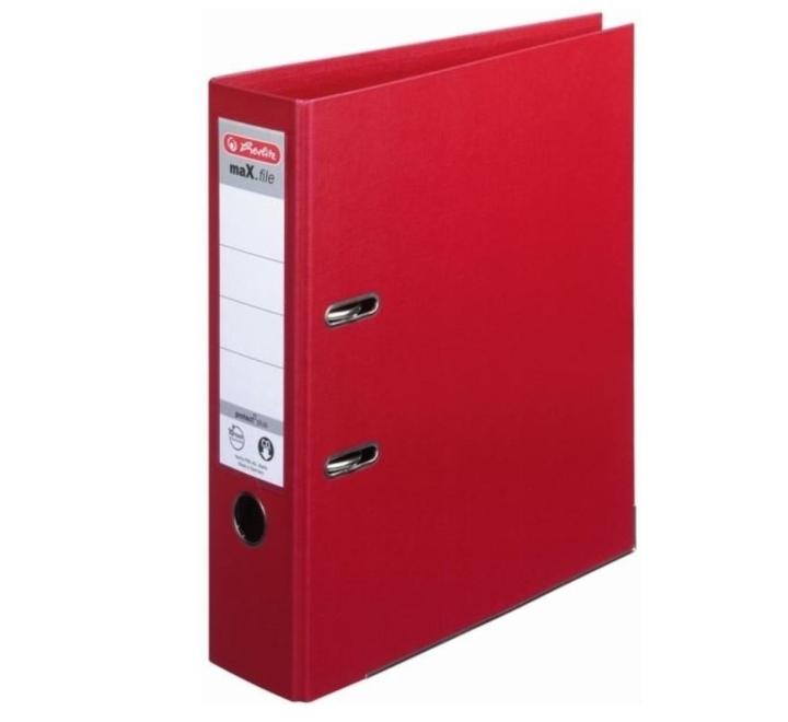 Biblioraft 8cm Herlitz bordó