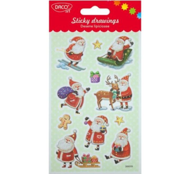 Matricák-AB615 Mikulás