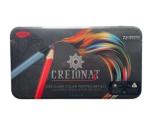 72 darabos kétszínű ceruzakészlet, fémdoboz, Daco, CC472 sokszínű