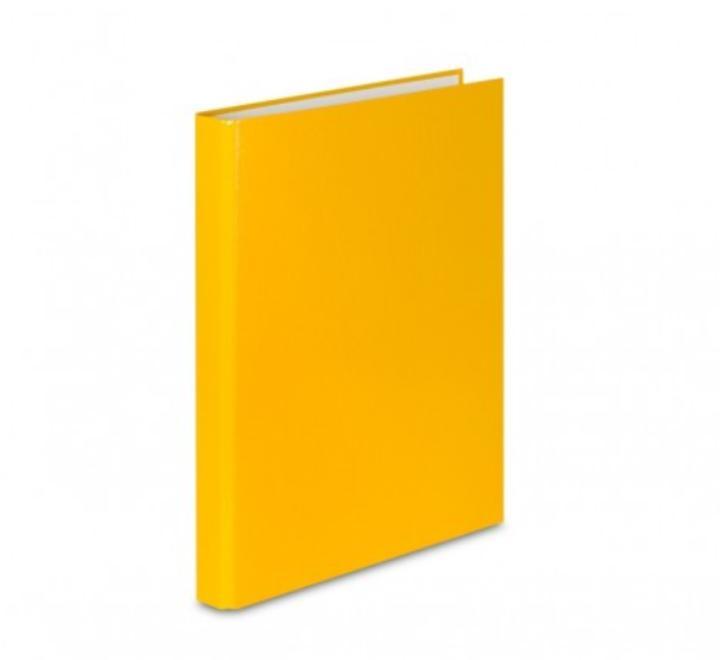 Gyűrűskönyv PP 4 gyűrűs VauPe sárga