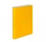 Gyűrűskönyv PP 4 gyűrűs VauPe sárga