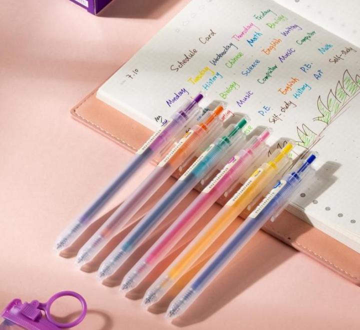 Golyóstoll készlet 6 szín Deli