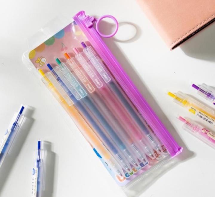 Golyóstoll készlet 6 szín Deli