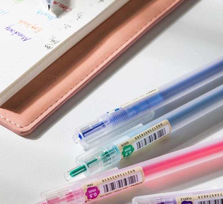 Golyóstoll készlet 6 szín Deli